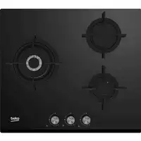 Beko HISW63222SO hobs Acero inoxidable Integrado 60 cm Encimera de gas 3 zona(s)