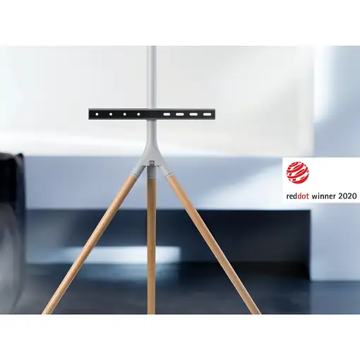 One For All Tripod WM 7472 soporte para TV 165,1 cm (65'') Roble, Plata, Gris