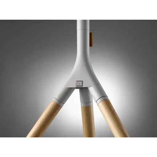 One For All Tripod WM 7472 soporte para TV 165,1 cm (65'') Roble, Plata, Gris