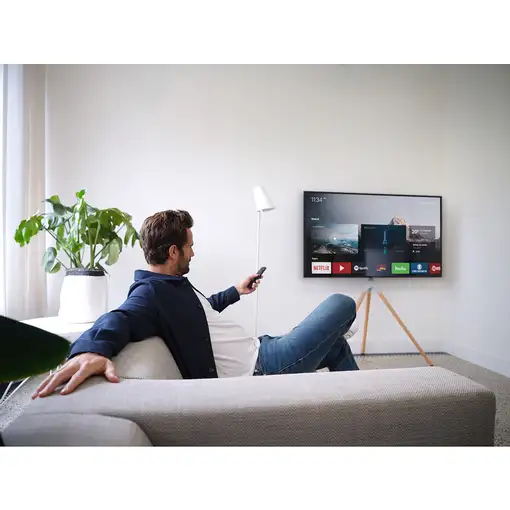 One For All Tripod WM 7472 soporte para TV 165,1 cm (65'') Roble, Plata, Gris