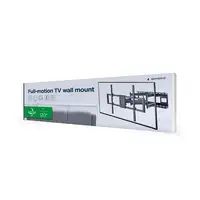 Gembird WM-120ST-01 soporte para TV 3,05 m (120'') Negro