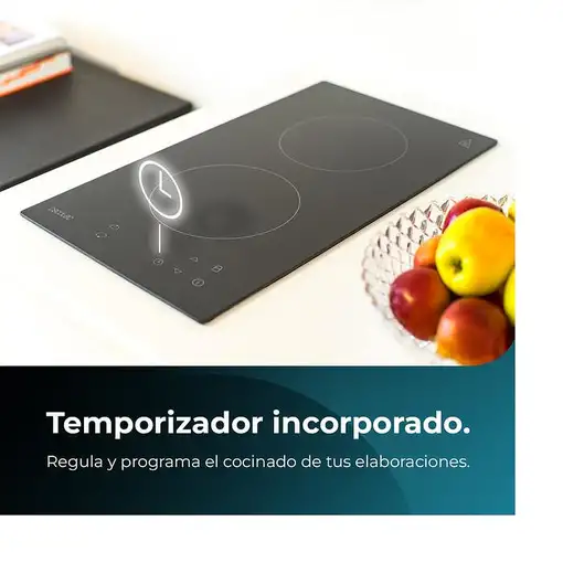 Cecotec 02851 hobs Negro Integrado Cerámico 2 zona(s)