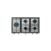 Teka EX 90.1 5G AI AL DR LEFT CI Acero inoxidable Integrado 86 cm Encimera de gas
