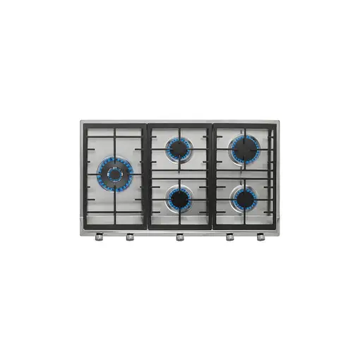 Teka EX 90.1 5G AI AL DR LEFT CI Acero inoxidable Integrado 86 cm Encimera de gas