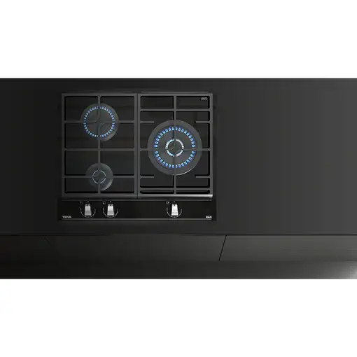 Teka GZC 63310 Negro Integrado 60 cm Encimera de gas 3 zona(s)