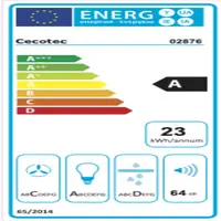 Cecotec Bolero Flux TM 603500 Inox A De pared Acero inoxidable 350 m³/h
