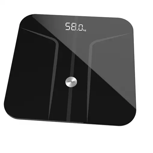 Cecotec 04152 báscula de baño Rectángulo Negro Báscula personal electrónica