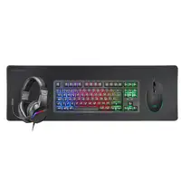Mars Gaming MCP-RGB3, Pack Gaming Teclado Fixed RGB + Ratón Gaming RGB Flow 3200 D