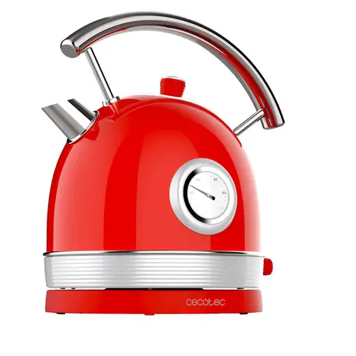 Cecotec Thermosense 420 tetera eléctrica 1,8 L 2200 W Cromo, Rojo