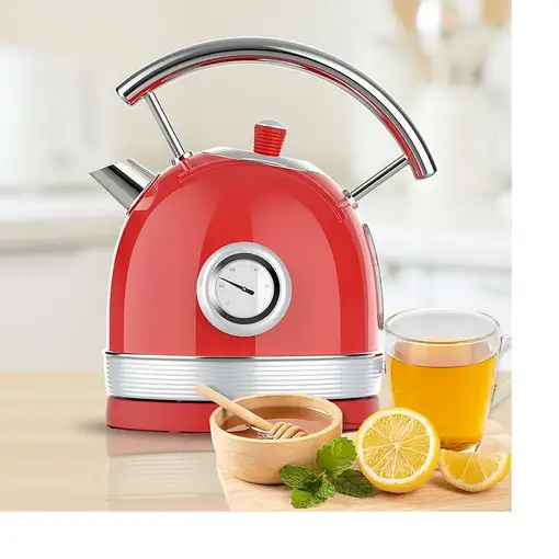 Cecotec Thermosense 420 tetera eléctrica 1,8 L 2200 W Cromo, Rojo