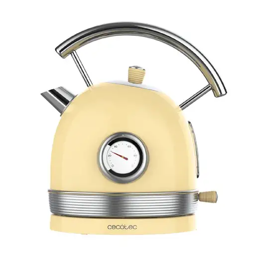 Cecotec Hervidor de agua Thermosense 420 Vintage Light Yellow Cecotec Hervidor de agua Thermosense 420 Vintage Light Yellow
