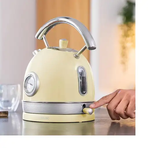Cecotec Hervidor de agua Thermosense 420 Vintage Light Yellow