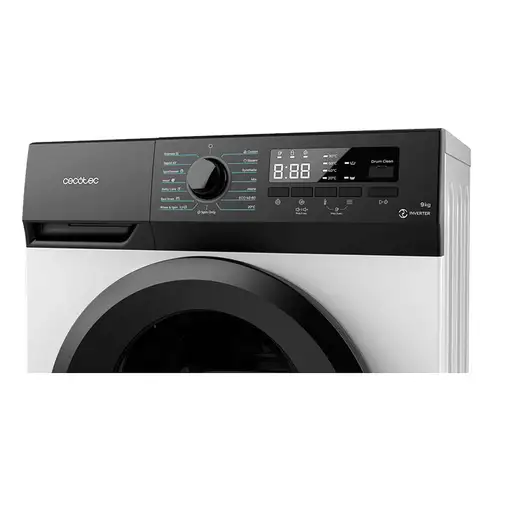 Lavadora blanca 9 kg, 1400 rpm, Bolero DressCode 9300 CECOTEC