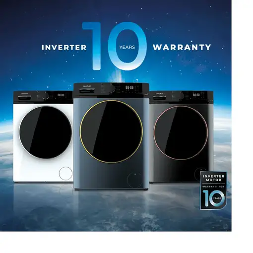 Lavadora carga frontal 10 kg 1400 RPM Blanco 01930 CECOTEC