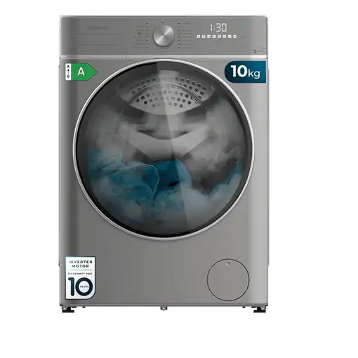 Lavadora carga frontal 10 kg 1400 RPM Acero 02787 CECOTEC