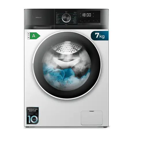 Lavadora carga frontal 7 kg 1400 RPM Blanco 02465 CECOTEC