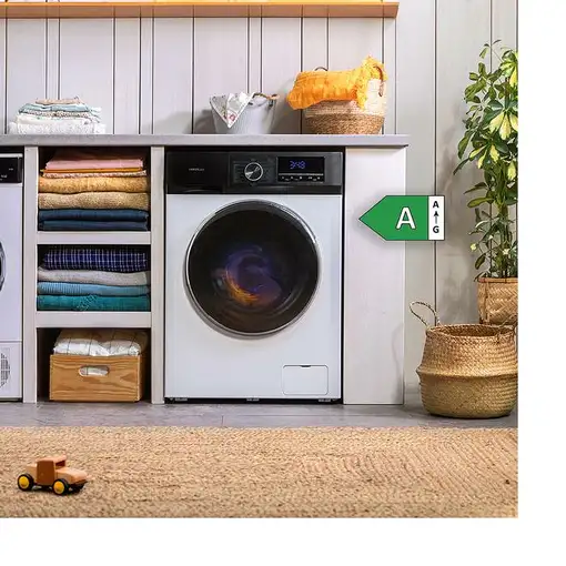 Lavadora carga frontal 7 kg 1400 RPM Blanco 02465 CECOTEC