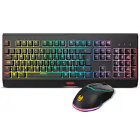Krom KABALA teclado Ratón incluido Juego RF inalámbrico QWERTY Español Negro