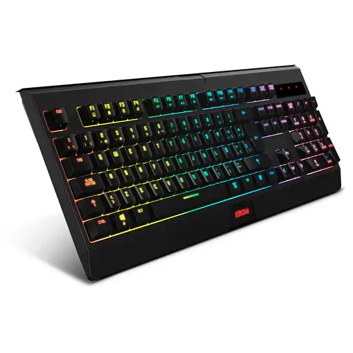 Krom KABALA teclado Ratón incluido Juego RF inalámbrico QWERTY Español Negro