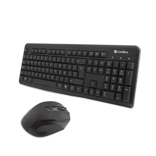 CoolBox COO-KTR-02W teclado Ratón incluido Oficina RF inalámbrico QWERTY Español N