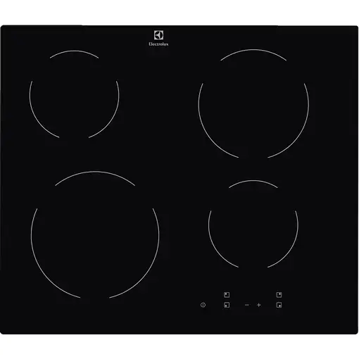Electrolux Serie 300 LRR6430CK Negro, Acero inoxidable Integrado 60 cm Cerámico 4