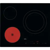 AEG HRB63321CK Negro Integrado 60 cm Cerámico 3 zona(s)