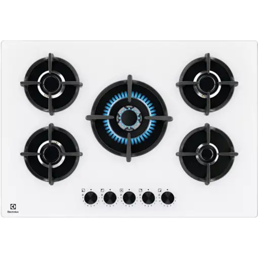 Electrolux EGG75372W Blanco Integrado 75 cm Encimera de gas 5 zona(s) Electrolux EGG75372W Blanco Integrado 75 cm Encimera de gas 5 zona(s)