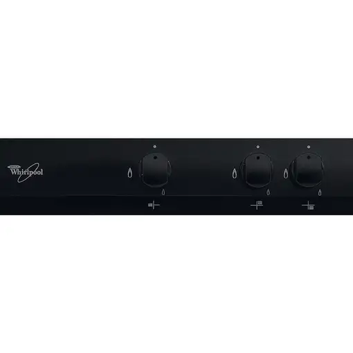 Whirlpool AKT 404/NB Negro Integrado Encimera de gas 3 zona(s)