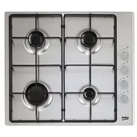 Beko HIGG641C3SX Acero inoxidable Integrado 60 cm Encimera de gas 4 zona(s)