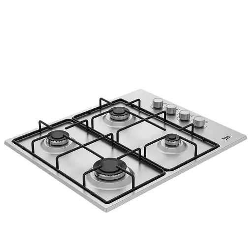 Beko HIGG641C3SX Acero inoxidable Integrado 60 cm Encimera de gas 4 zona(s)