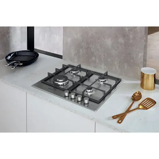 Whirlpool GMR 6422/IXL Acero inoxidable Integrado 59 cm Encimera de gas 4 zona(s)