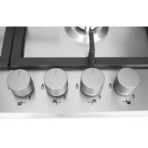 Whirlpool GMR 6422/IXL Acero inoxidable Integrado 59 cm Encimera de gas 4 zona(s)