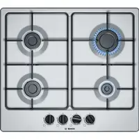 Bosch Serie 4 PGP6B5B85 hobs Acero inoxidable Integrado 58 cm Encimera de gas 4 zo