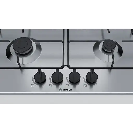 Bosch Serie 4 PGP6B5B85 hobs Acero inoxidable Integrado 58 cm Encimera de gas 4 zo