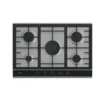 Haier Series 4 HAHG7W5XH Acero inoxidable Integrado 74.5 cm Encimera de gas 5 zona