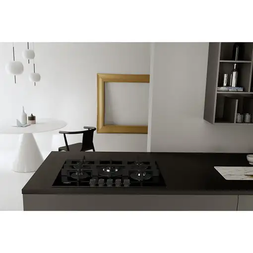 Whirlpool GOWL 728/NB hobs Negro Integrado Encimera de gas 5 zona(s)