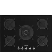 Smeg Classic PV375N hobs Negro Integrado 72 cm Encimera de gas 5 zona(s)