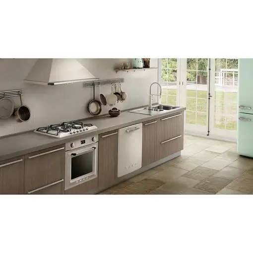 Smeg Victoria SR975PGH hobs Crema de color Integrado 68.5 cm Encimera de gas 5 zon