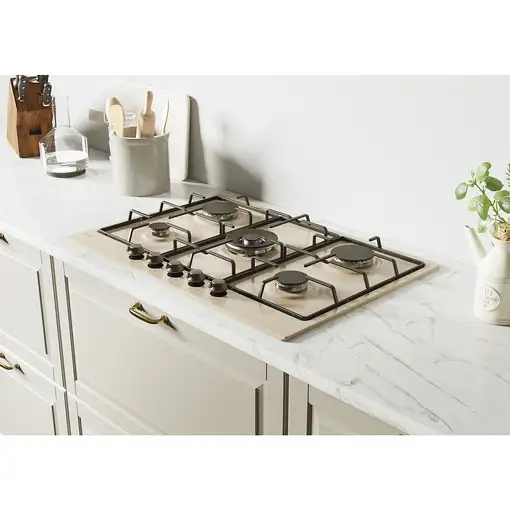 Candy Classic CHW7AV4WGT Avena Integrado 75 cm Encimera de gas 5 zona(s)