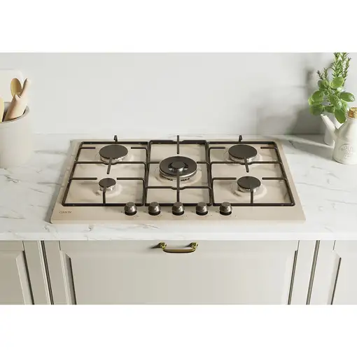 Candy Classic CHW7AV4WGT Avena Integrado 75 cm Encimera de gas 5 zona(s)