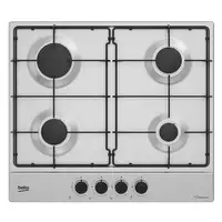 Beko HIAG64223SXE Acero inoxidable Integrado 60 cm Encimera de gas 4 zona(s)