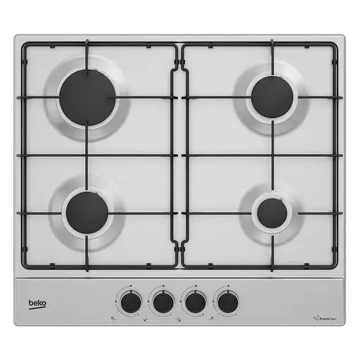Beko HIAG64223SXE Acero inoxidable Integrado 60 cm Encimera de gas 4 zona(s)