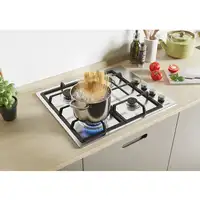 Candy Idea CHG6LX Acero inoxidable Integrado 60 cm Encimera de gas 4 zona(s)