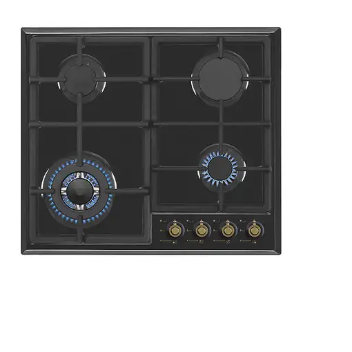 Vitrokitchen EN63RB hobs Antracita Integrado 58 cm Encimera de gas 4 zona(s)