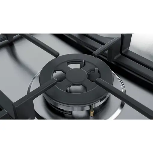 Bosch Serie 4 PGQ7B5B90 hobs Acero inoxidable Integrado 75 cm Encimera de gas 5 zo