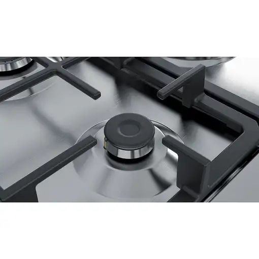Bosch Serie 4 PGQ7B5B90 hobs Acero inoxidable Integrado 75 cm Encimera de gas 5 zo