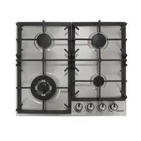Haeger PG-4GI.005A hobs Acero inoxidable Integrado 60 cm Encimera de gas 4 zona(s)