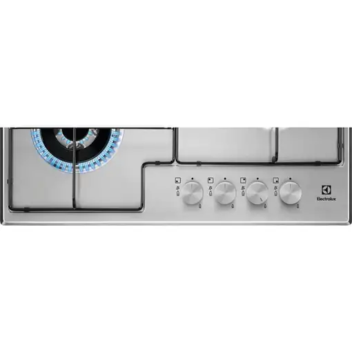 Electrolux EGS6434X Acero inoxidable Integrado 59.5 cm Encimera de gas 4 zona(s)
