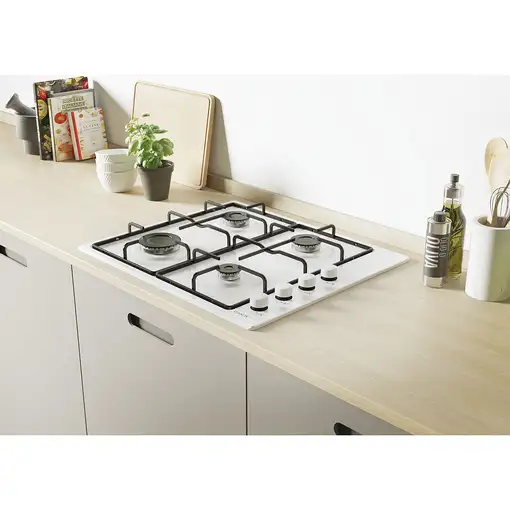 Candy Idea CHW6LWW Blanco Integrado 60 cm Encimera de gas 4 zona(s)