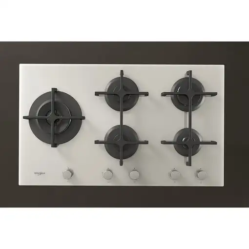 Whirlpool GOA 9523/WH Blanco Integrado 90 cm Encimera de gas 5 zona(s)